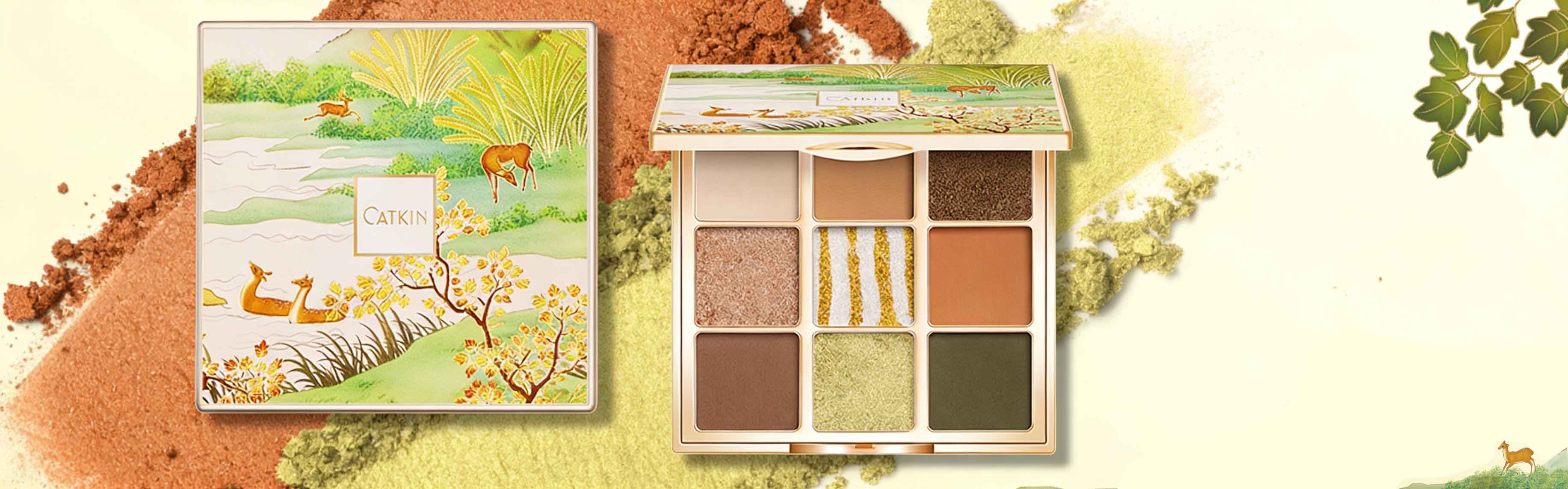 A Fresh Take on Green and Earth-Tone Makeup