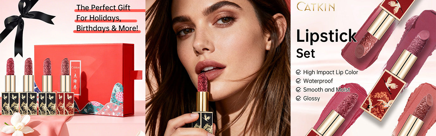 CATKIN Rouge Carving Lipstick 4PCS Gift Set