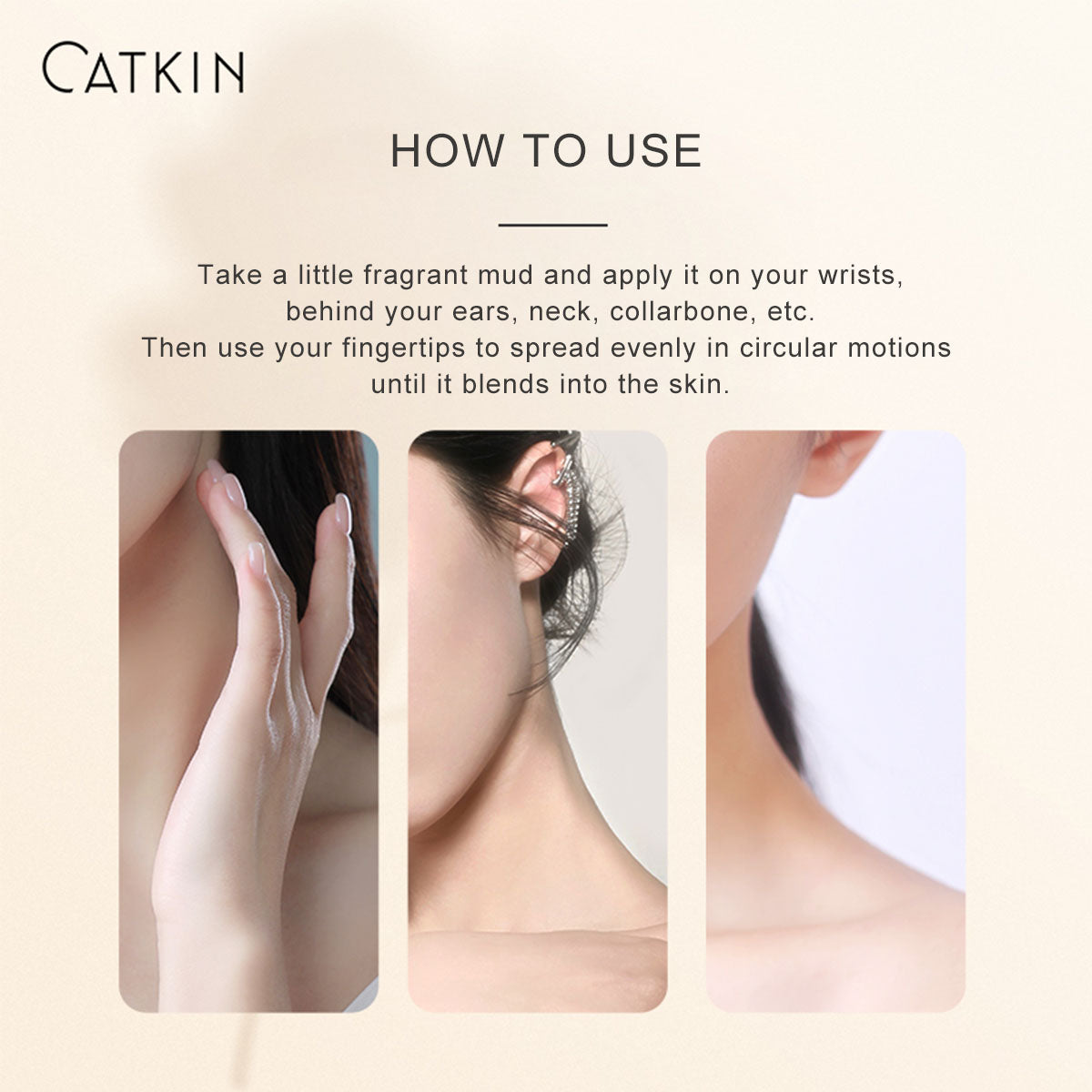 CATKIN Solid Perfume Portable Pocket Fragrance Balm 3.2g
