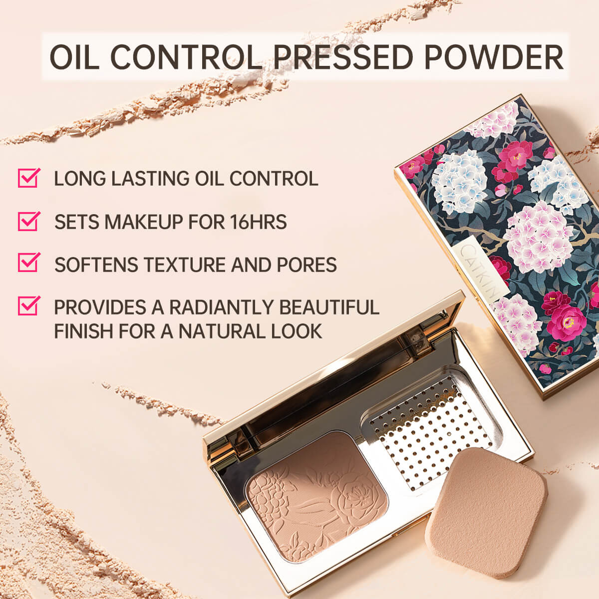 CATKIN Flower-Like Pressed Powder