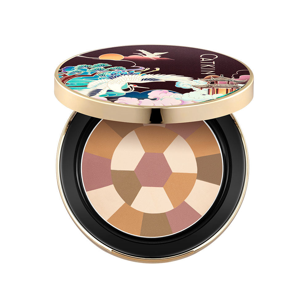 Catkin Spring Moonlight Contour Palette Sculpting Face Palette Light Medium Dark Bronzer Face Makeup Palette