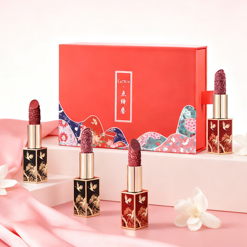 CATKIN Rouge Carving Lipstick 4PCS Gift Set