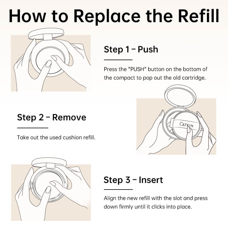 CATKIN Summer Palace Moisture Cover BB Cream Cushion Foundation