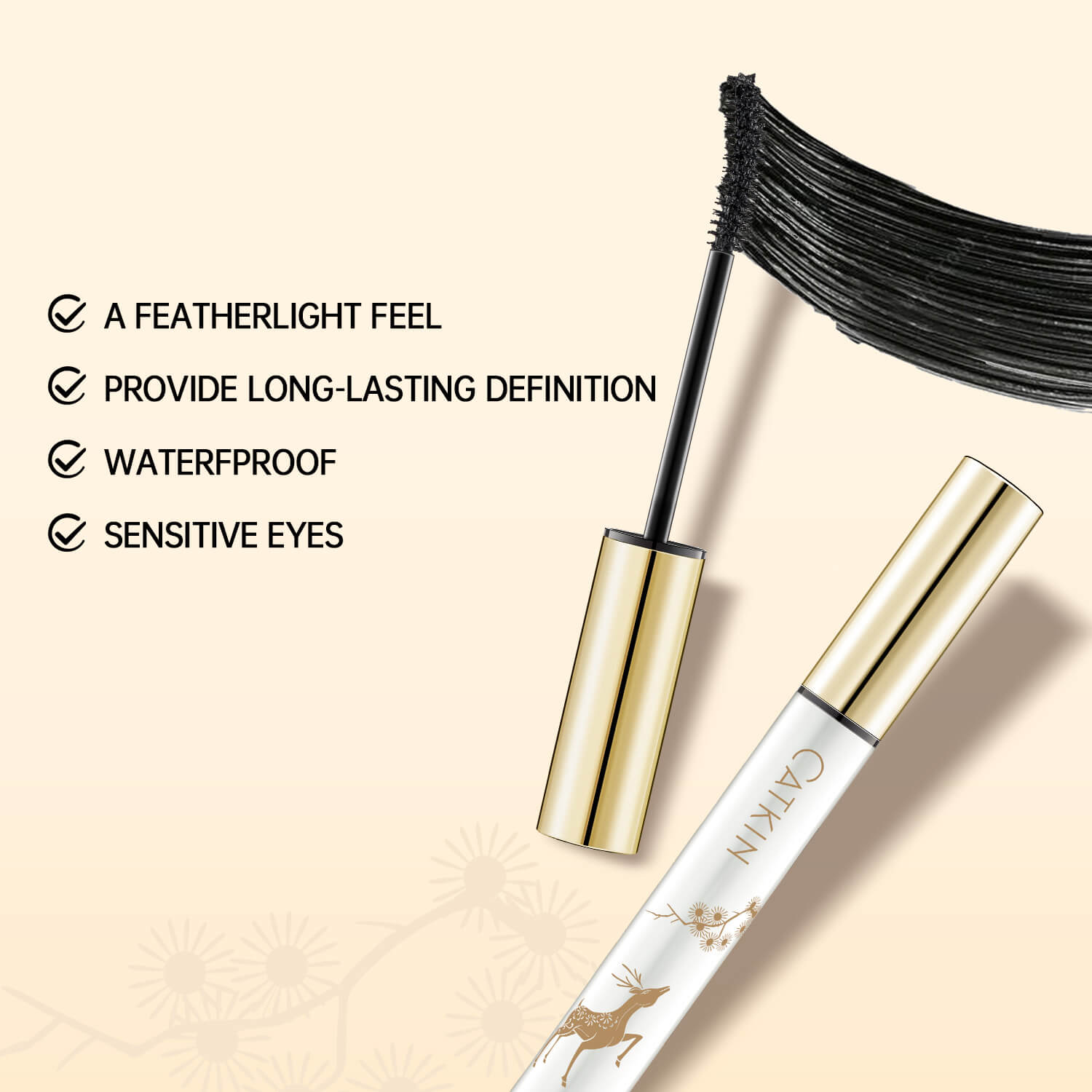 CATKIN Dreamworld Volumizing & Lengthening Lash Mascara Nurtures Smooths Lash