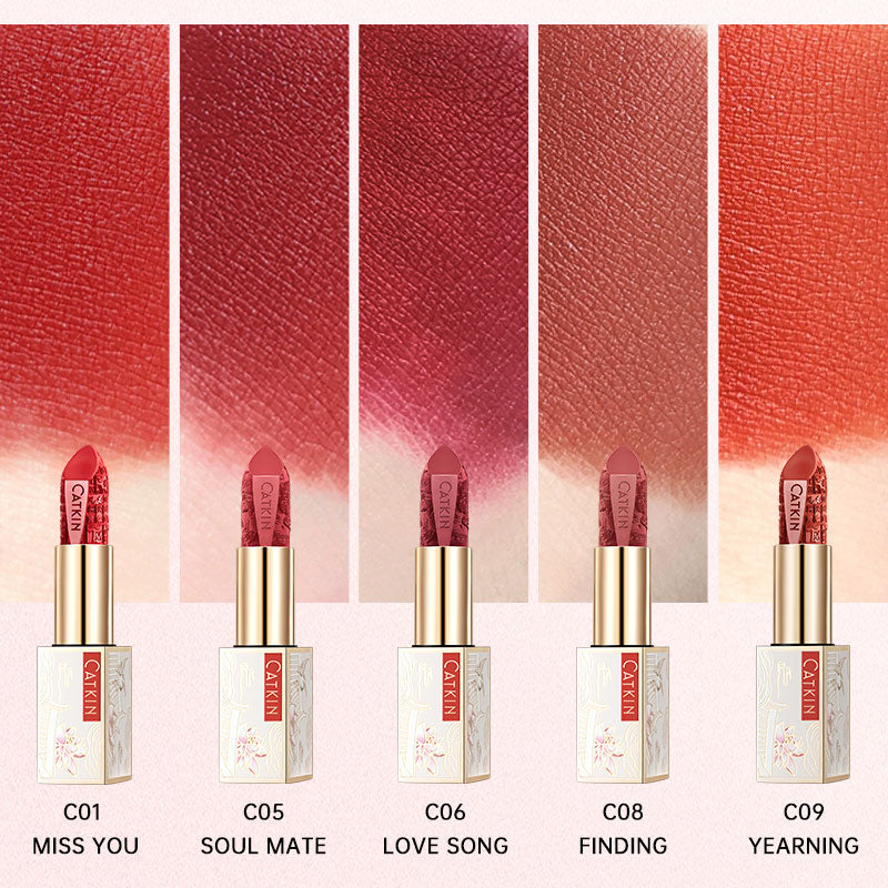 CATKIN Dreamworld Carving Love Poems Lipstick 3pcs Set