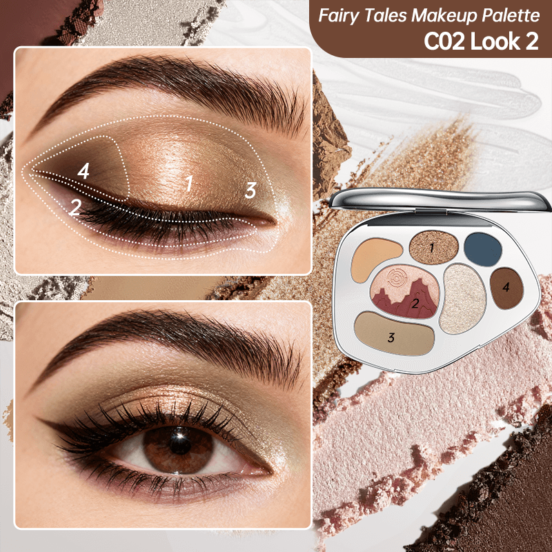 CATKIN Fairy Tales 4-in-1 Multi-function Makeup Palette C02
