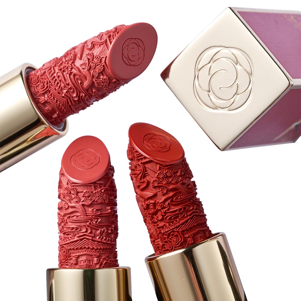 Catkin Rouge Carving Lipsticks Matte Finish Lipstick Moisturizing Long Lasting Smooth Nude Red Lipstick