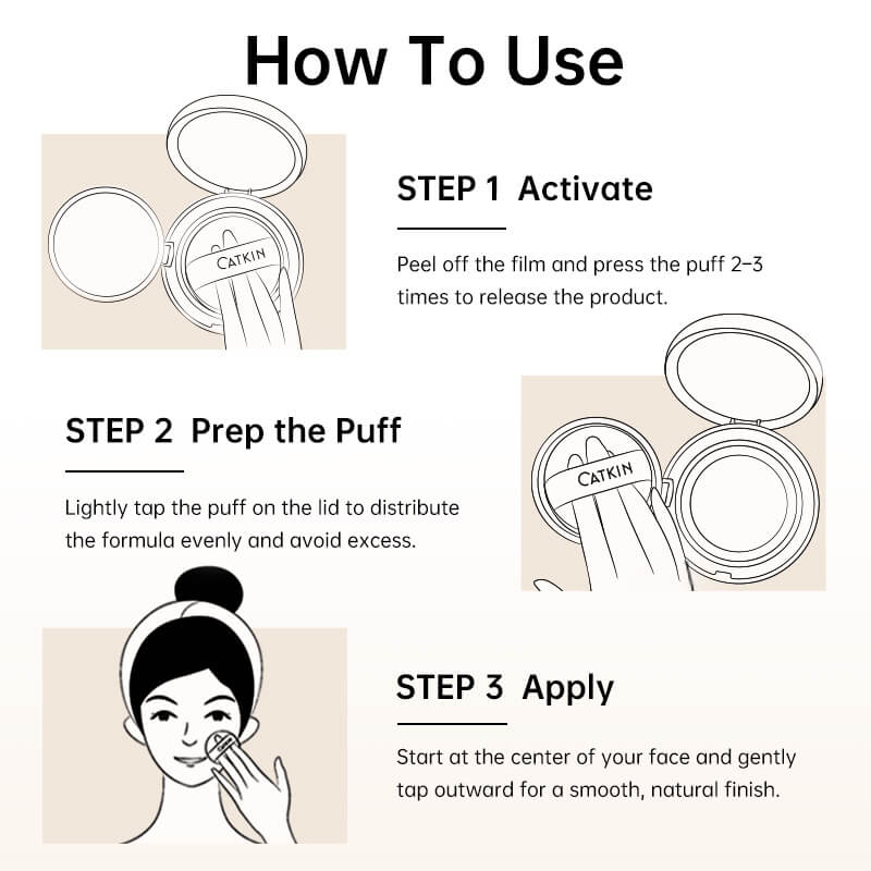 CATKIN Summer Palace Moisture Cover BB Cream Cushion Foundation