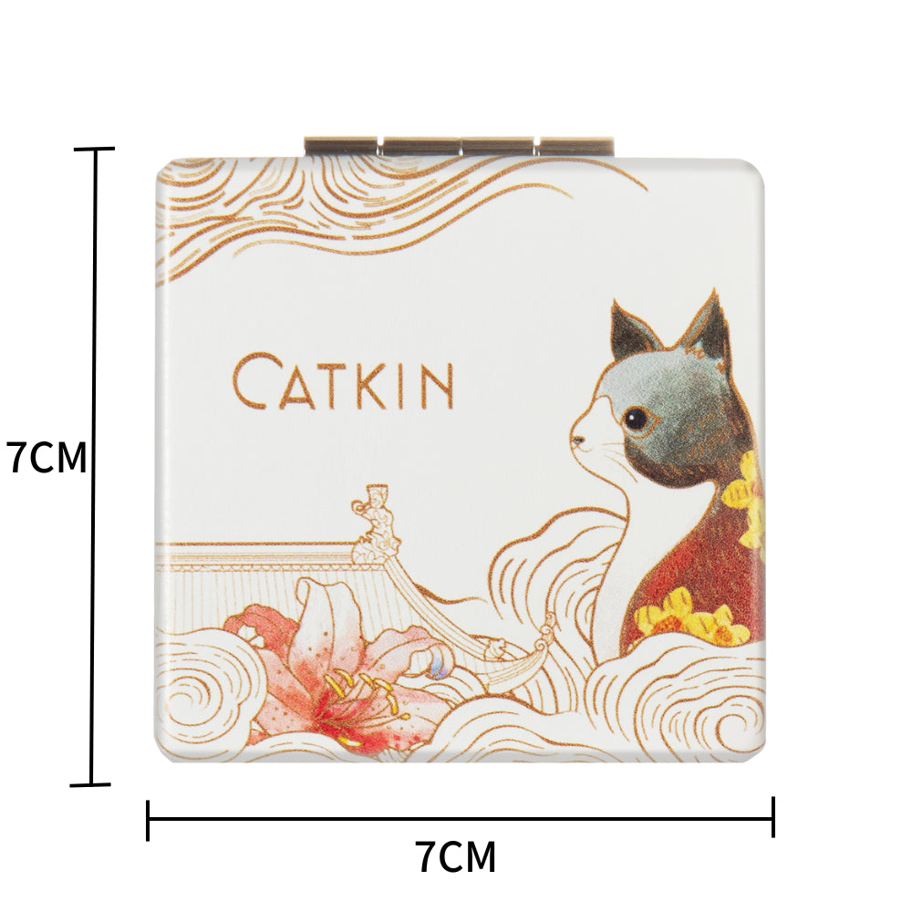 CATKIN Double-Sided Pocket Mirror Travel Size