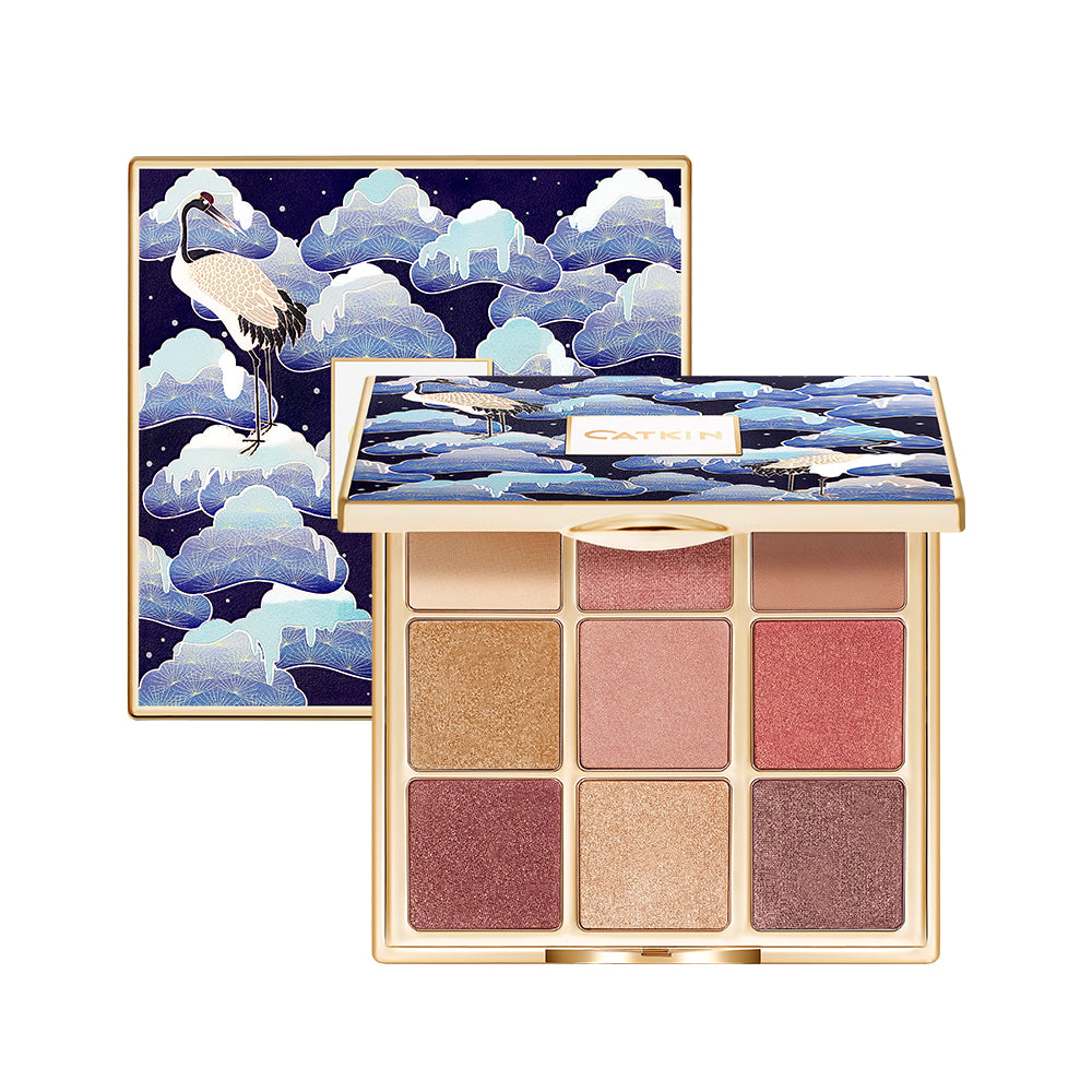 Catkin Winter Snow Eyeshadow Palette C04 Nudes Eyeshadow Palette Includes 9 Pigmented Shades