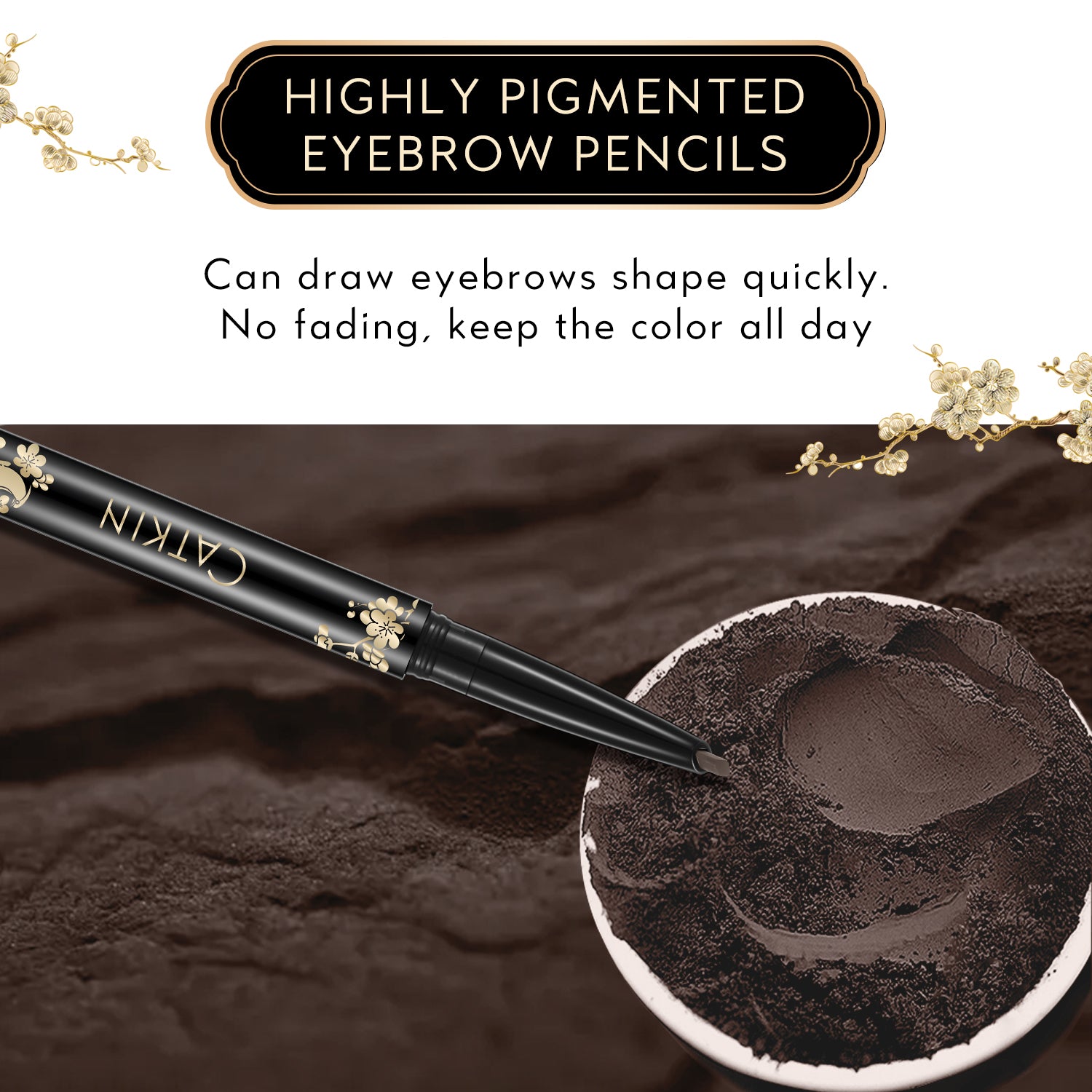 CATKIN Summer Palace Brown Eyebrow Pencil Waterproof