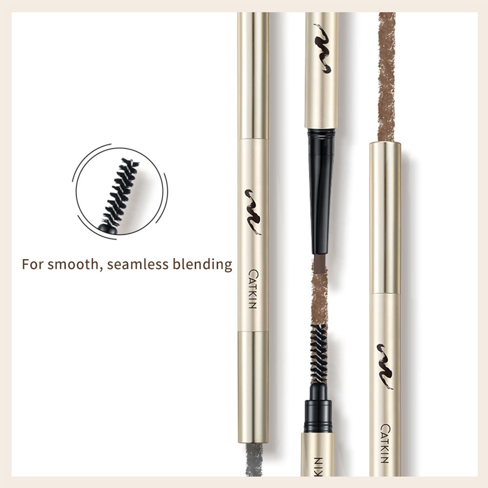 Catkin Shape Refillable Eyebrow Pencil Long Lasting Waterproof Brown Grey Eyebrow Pen Defining Eyebrow Makeup