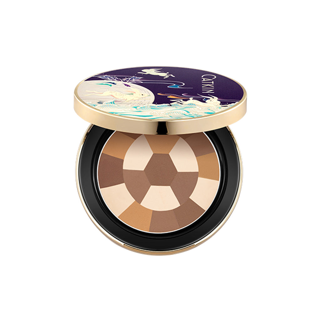 Catkin Spring Moonlight Contour Palette Sculpting Face Palette Light Medium Dark Bronzer Face Makeup Palette
