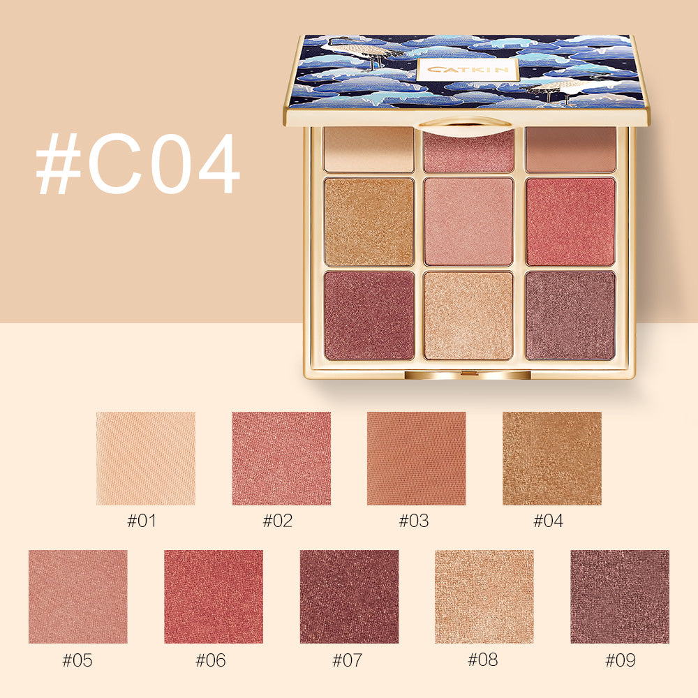 Catkin Winter Snow Eyeshadow Palette C04 Eyeshadow For Brown Eyes Natural Eyeshadow Looks Highly Pigmented Eye Makeup Palette