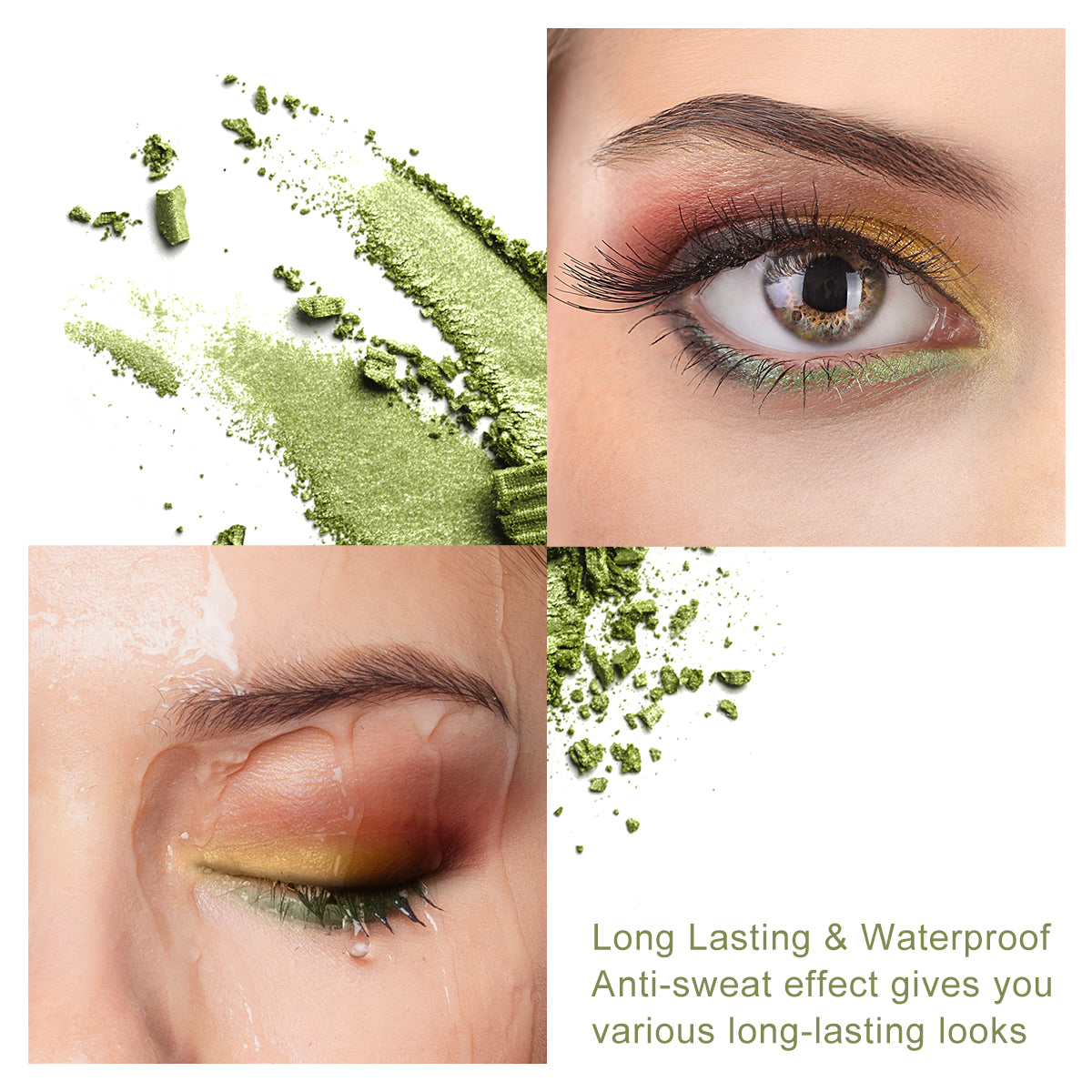 Catkin Avocado 9 Color Eyeshadow Palette C07 Green Eye Makeup Smokey Eye Makeup Eyeshadow Looks