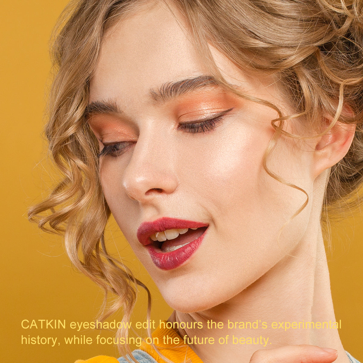 CATKIN Poem Eyeshadow Palette C09 Highly Pigmented Eye Makeup Palette Shimmer Brown Eyeshadow Easy Eyeshadow Looks