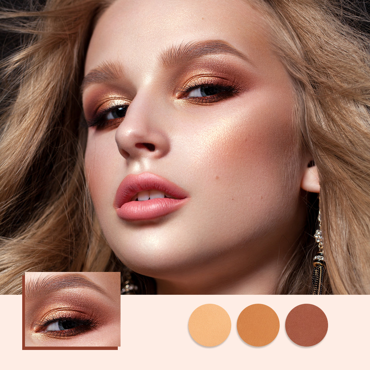 Catkin Forest 9 Colors Eyeshadow Palette C11 Colorful Eyeshadow Looks Brown Neutrals Sparkle Eyeshadow