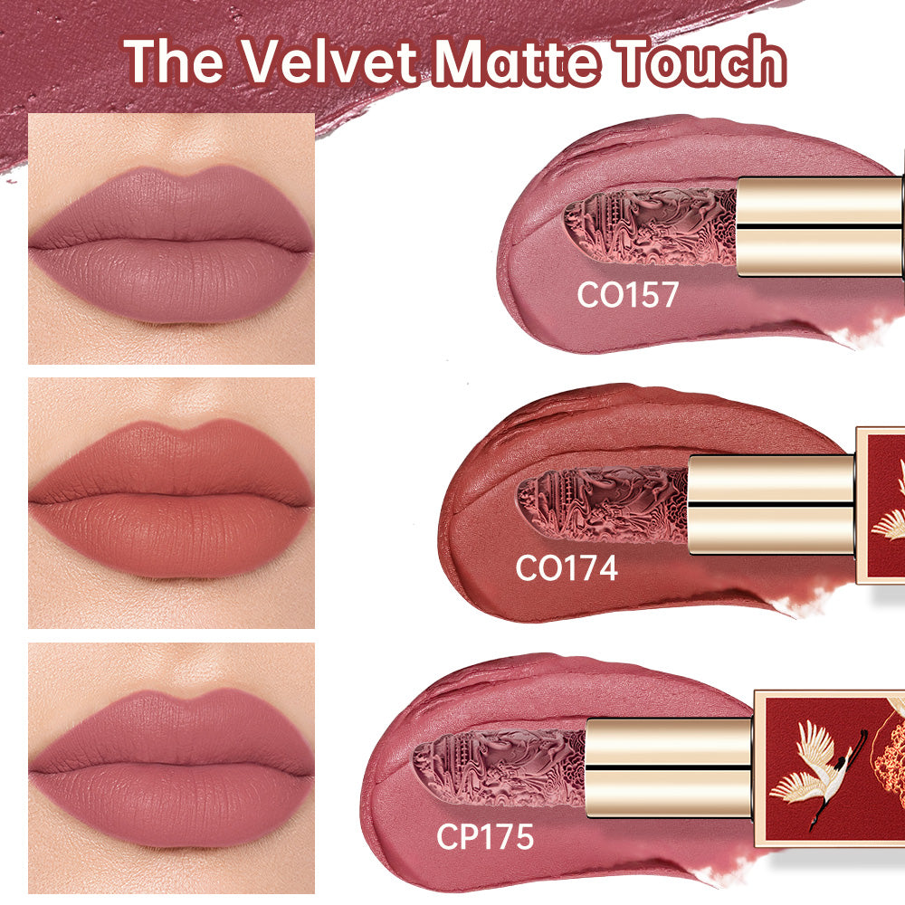 Catkin Rouge Carving Lipsticks Matte Nourish Lipstick Nude Lipstick