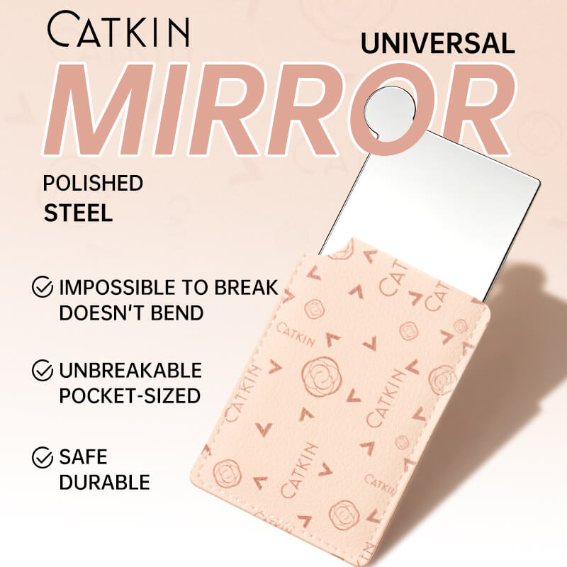 CATKIN Compact Mirror Card Holder Combo