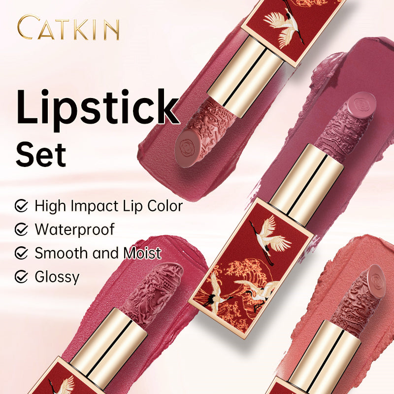 CATKIN Rouge Carving Lipstick 4PCS Gift Set