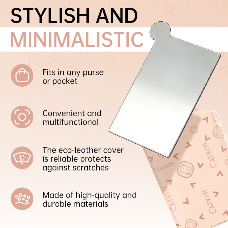 CATKIN Compact Mirror Card Holder Combo