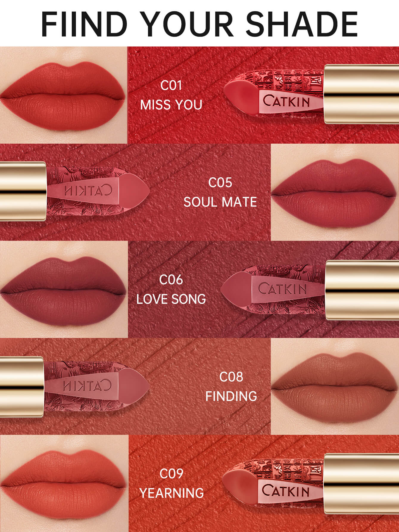 CATKIN Dreamworld Carving Love Poems Lipstick