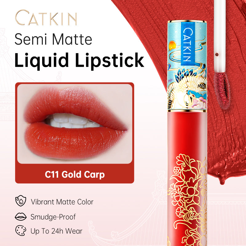 CATKIN Liquid Lipstick Lip Gloss Lightness Pretty Semimatte Multi