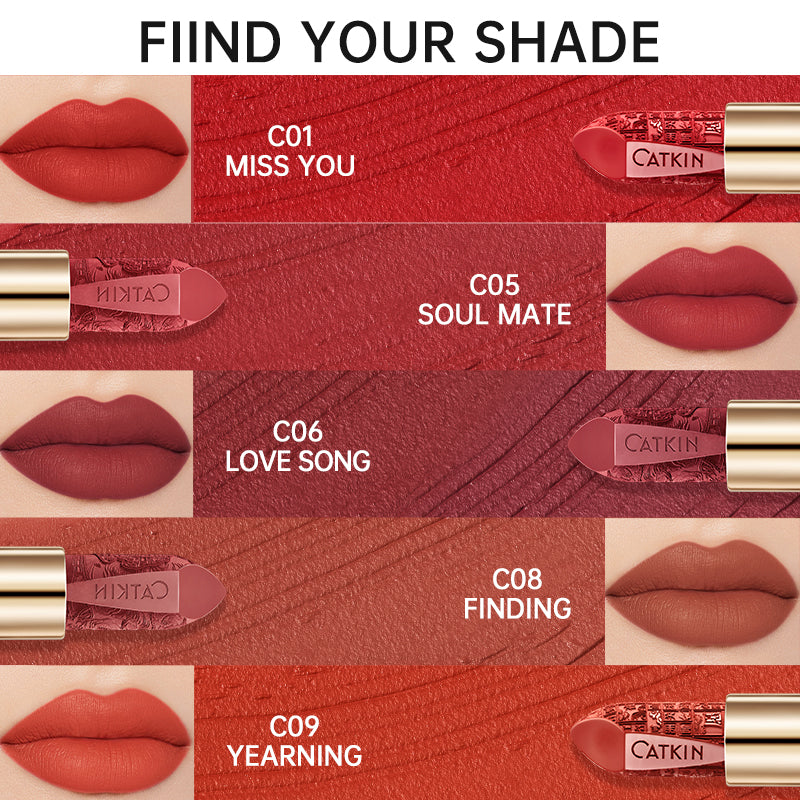 CATKIN Dreamworld Carving Love Poems Lipstick 3pcs Set