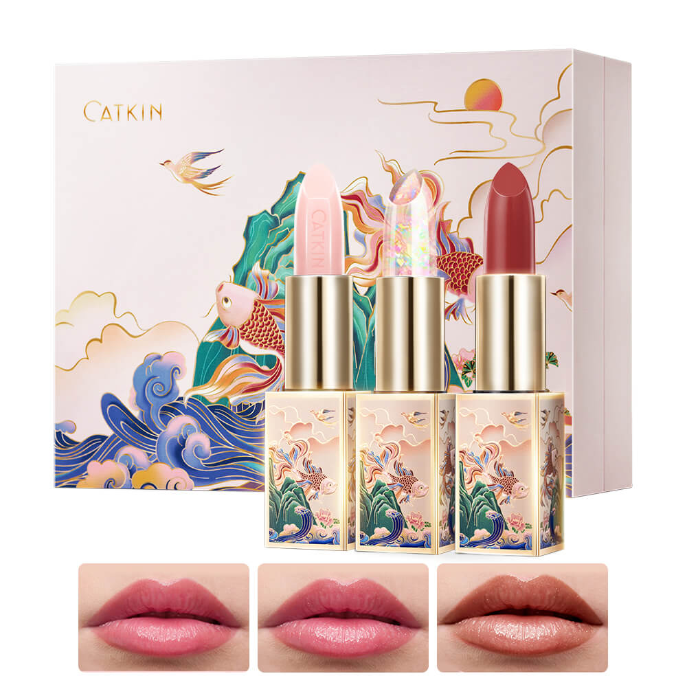 CATKIN Lip Care Gift Set 3pcs Lip Balms Set #1