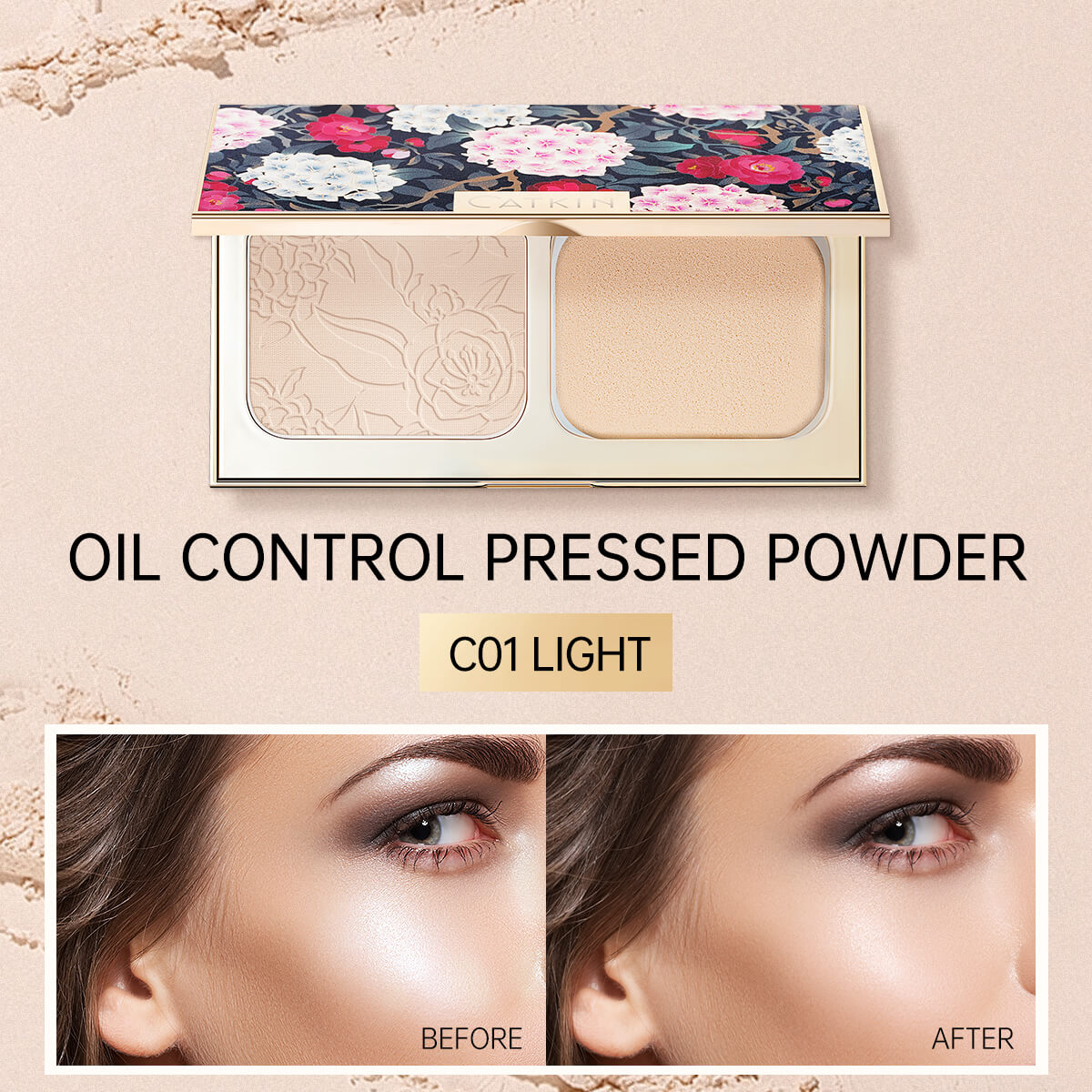 CATKIN Flower-Like Pressed Powder