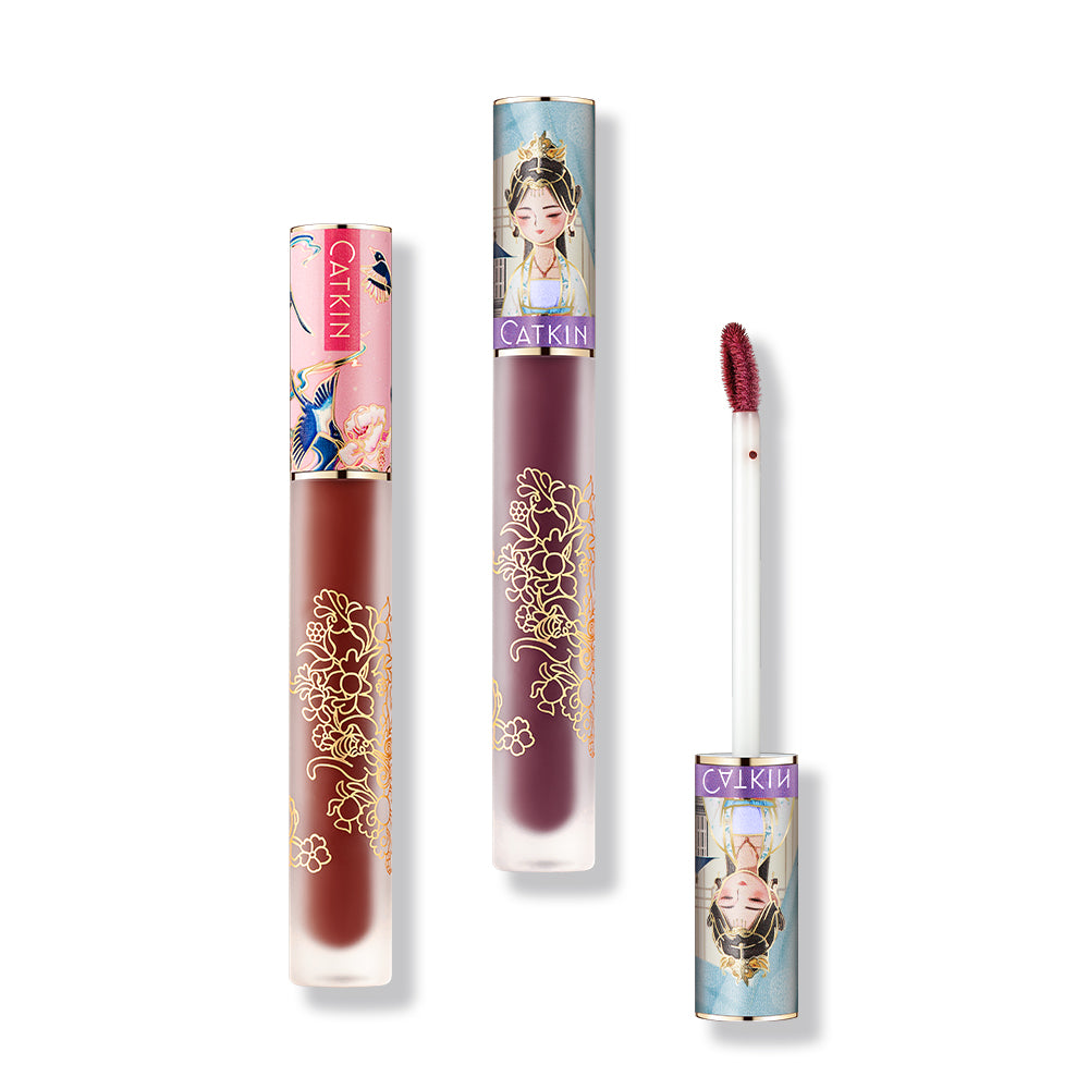 CATKIN Pretty Lightness Liquid Lip Gloss Duo Set 2pcs