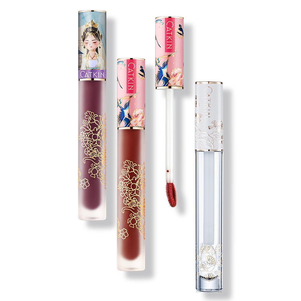 CATKIN Pretty Lightness Liquid Lip Gloss Trio Set 3pcs