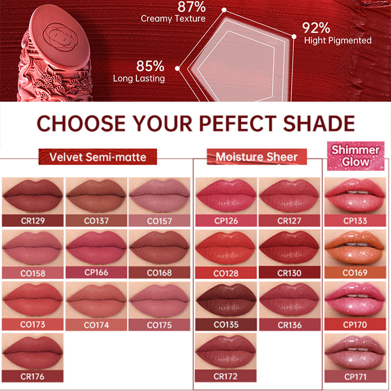 Catkin Rouge Carving Lipsticks Matte Nourish Lipstick Nude Lipstick