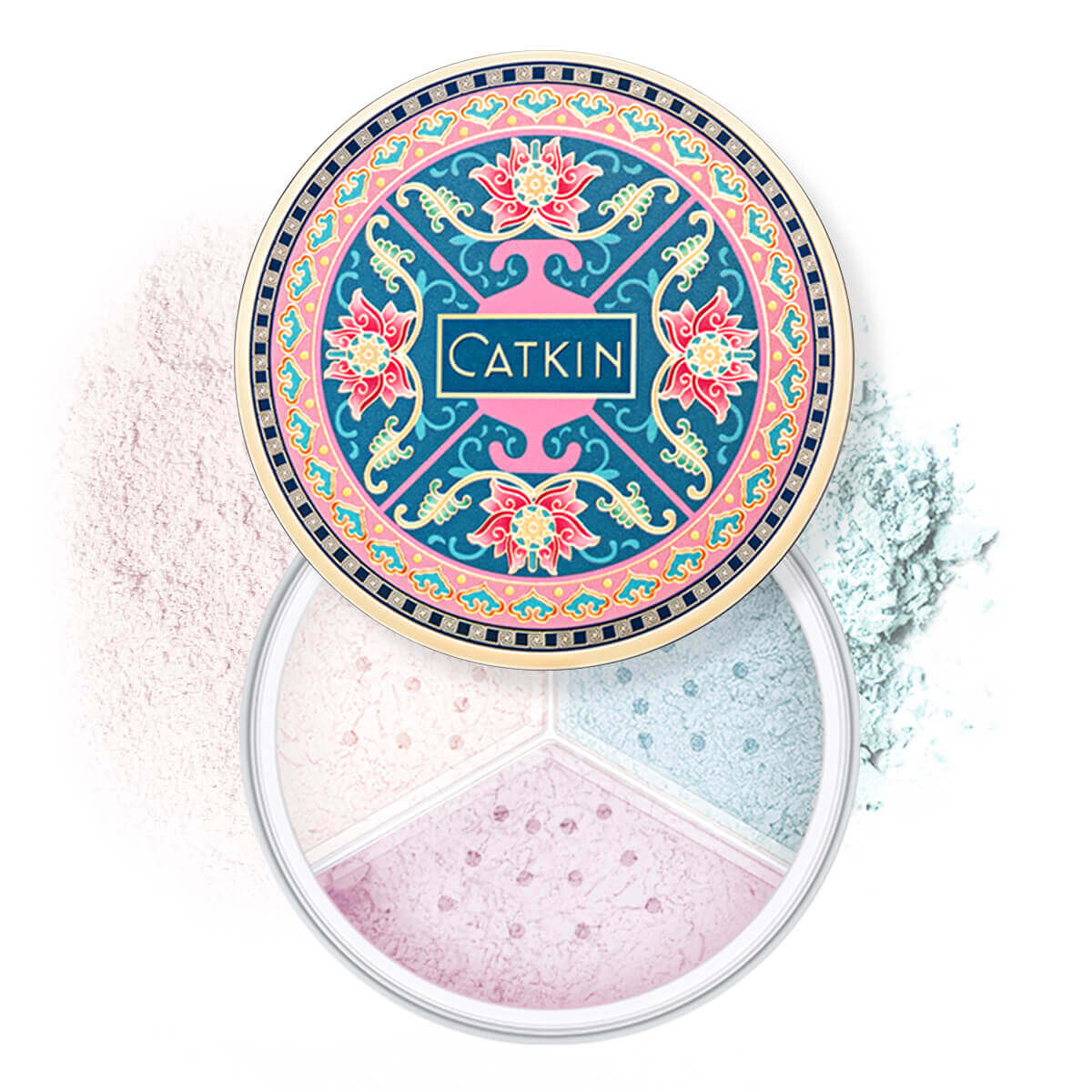 CATKIN Tri-color Lotus Loose Setting Powder