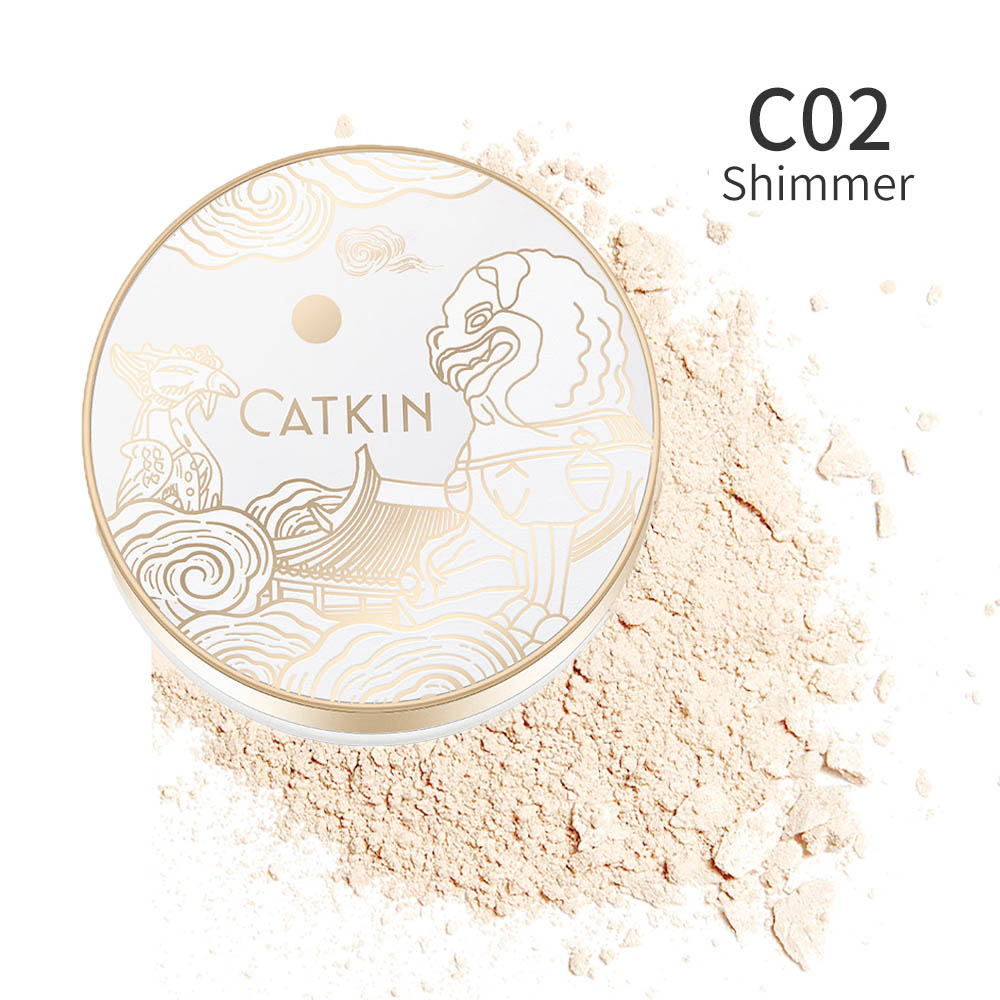 Catkin Dreamworld Shimmer Matte Loose Setting Powder Lightweight Long Lasting Makeup Setting Powder