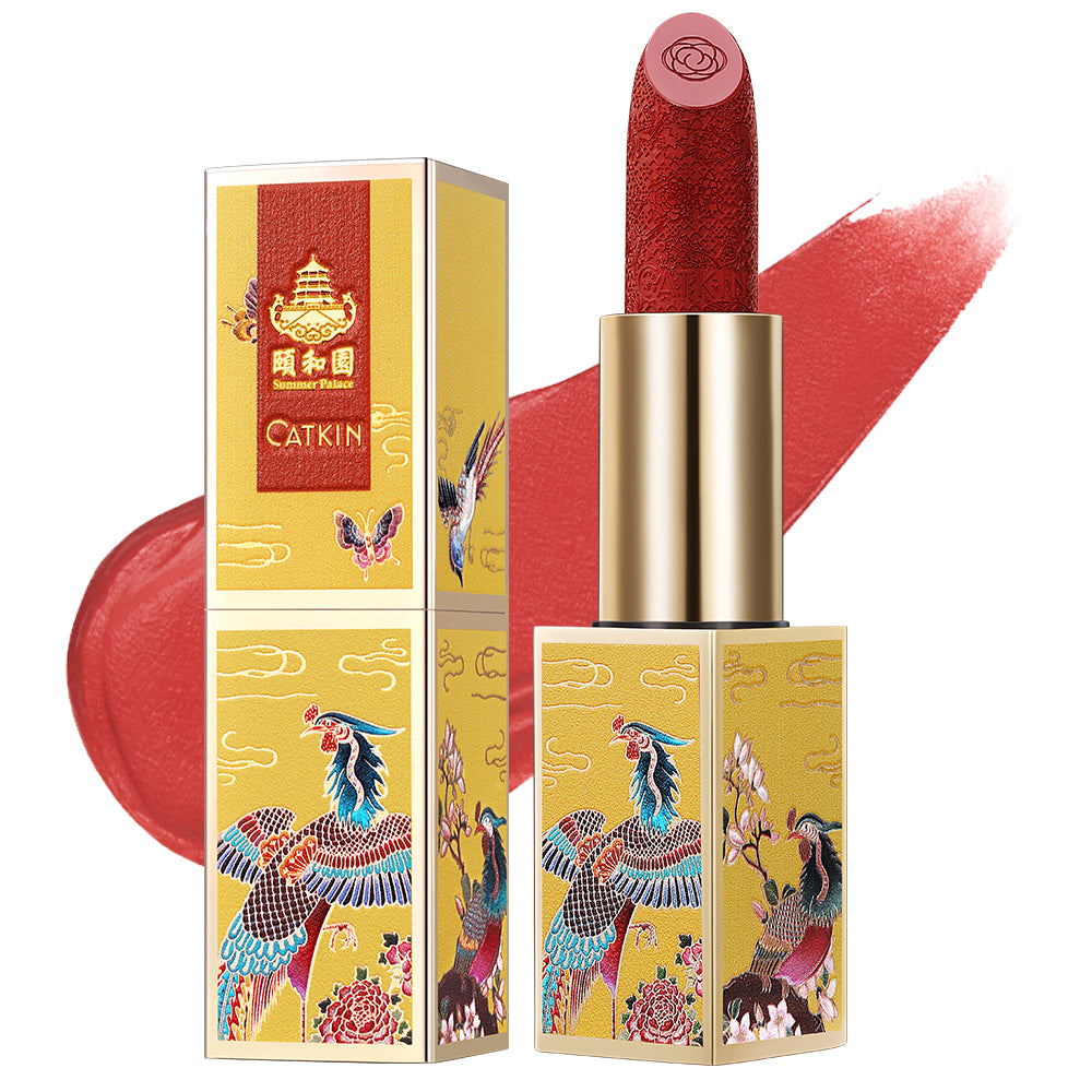 Catkin Glossy Lipstick Rouge Carving Lipsticks Glimmer Glow Moisturizing Lipstick