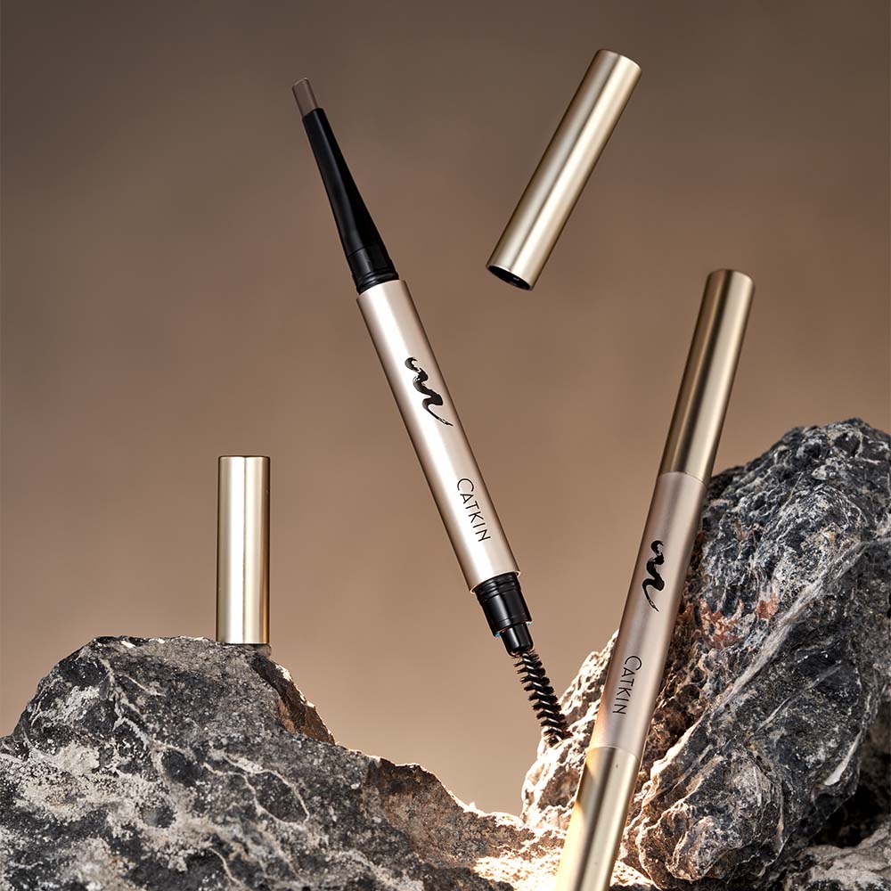 Catkin Shape Refillable Eyebrow Pencil Long Lasting Waterproof Brown Grey Eyebrow Pen Defining Eyebrow Makeup