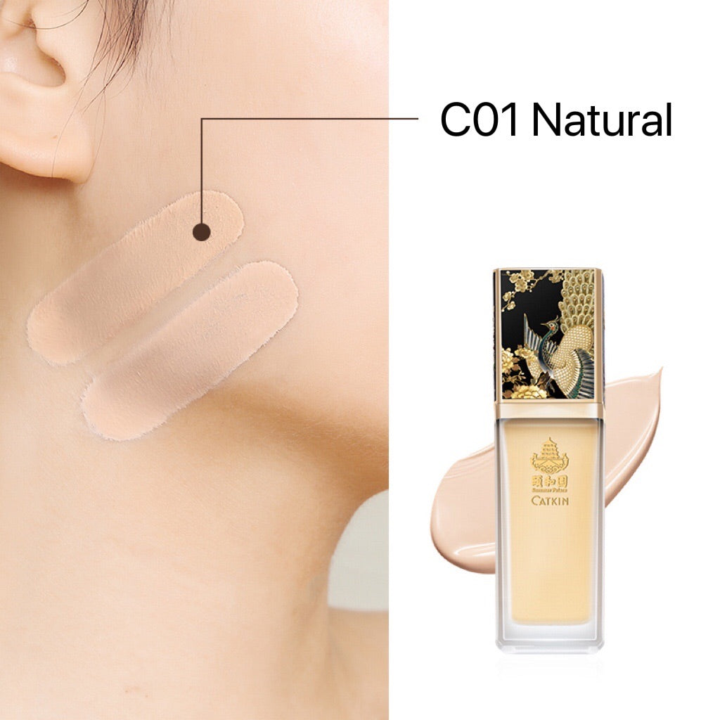 Catkin Summer Palace Luxury Nourishing Foundation Longwear Full-Coverage Moisturizing Foundation Natural Finish