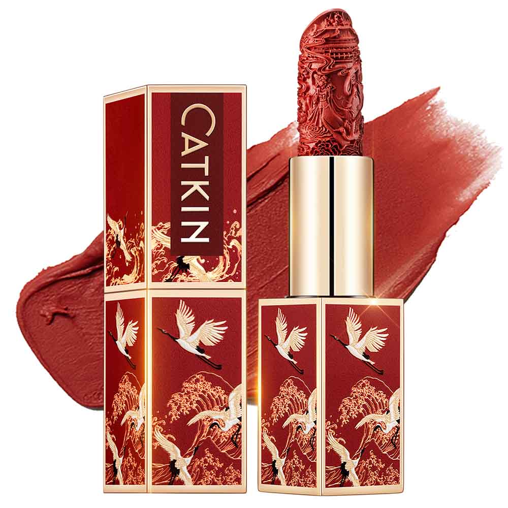 Catkin Rouge Carving Lipstick Set Famous Waterproof Lipstick Rouge Carving Lipsticks Nourish Moisturizing Lipstick 