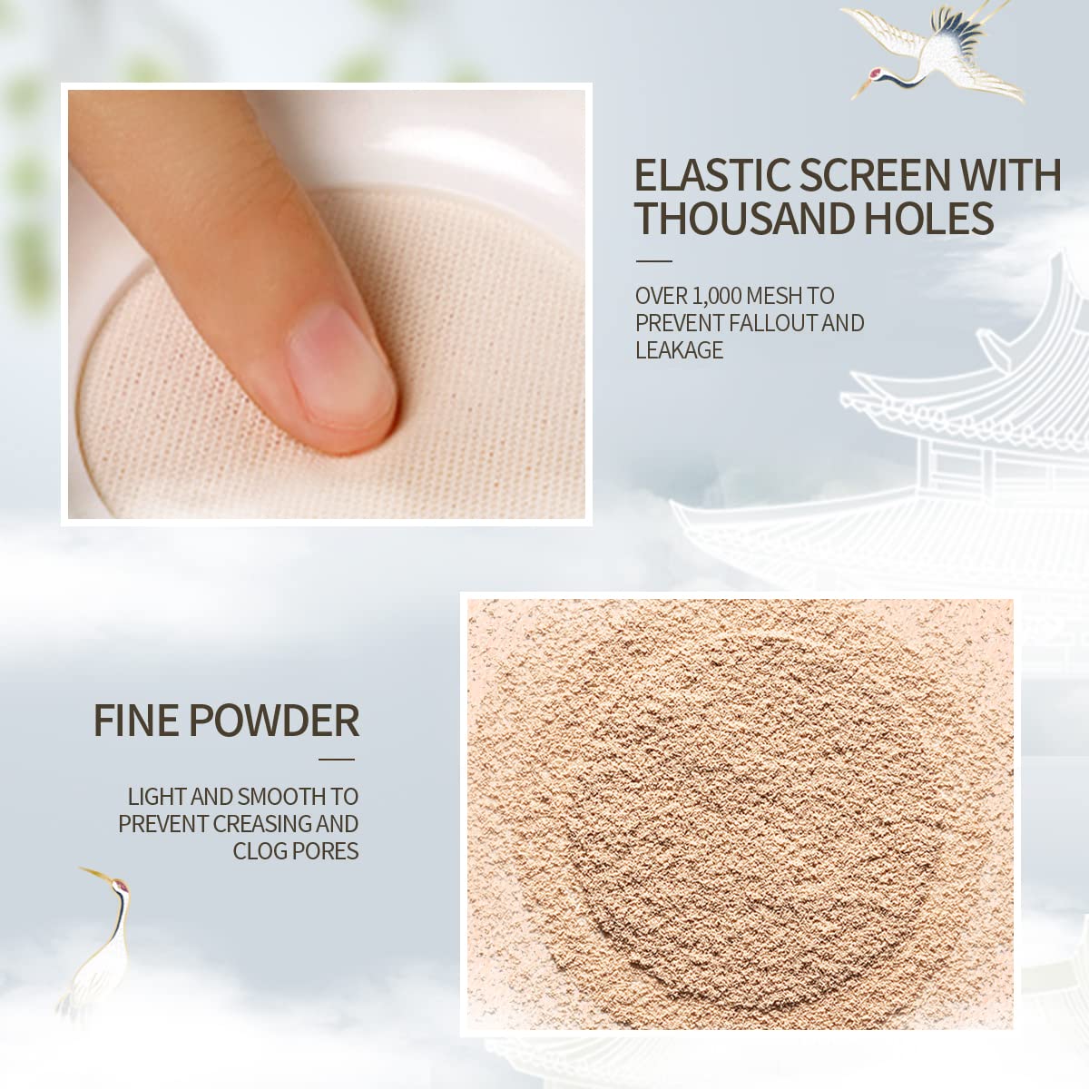 Catkin Dreamworld Shimmer Matte Loose Setting Powder Lightweight Long Lasting Makeup Setting Powder