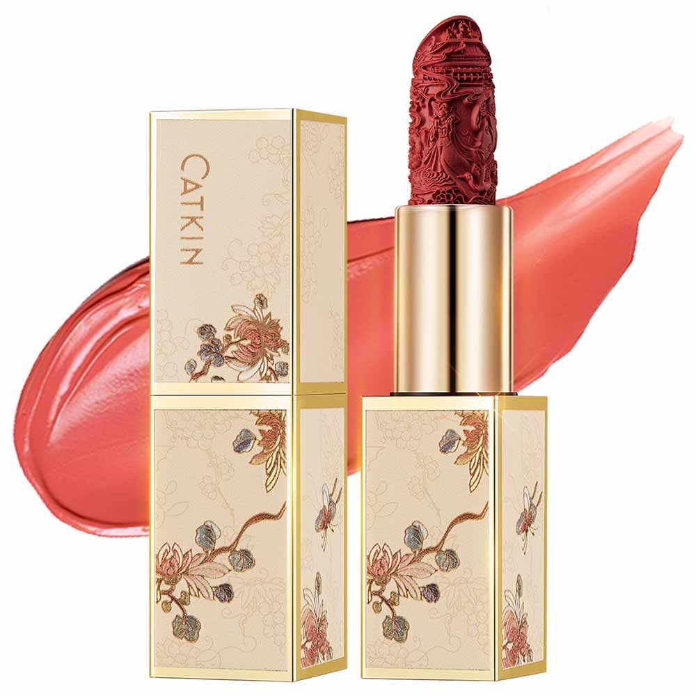 Catkin Rouge Carving Lipstick Set Famous Nude Colour Lipstick Waterproof Longwear Superstay Lipstick Lips Makeup