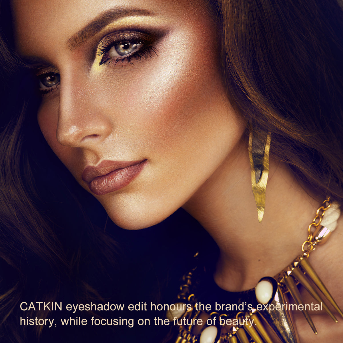 Catkin Forest 9 Color Eyeshadow Palette C15 Highly Pigmented Matte Shimmer Brown Natural Makeup Eyeshadow