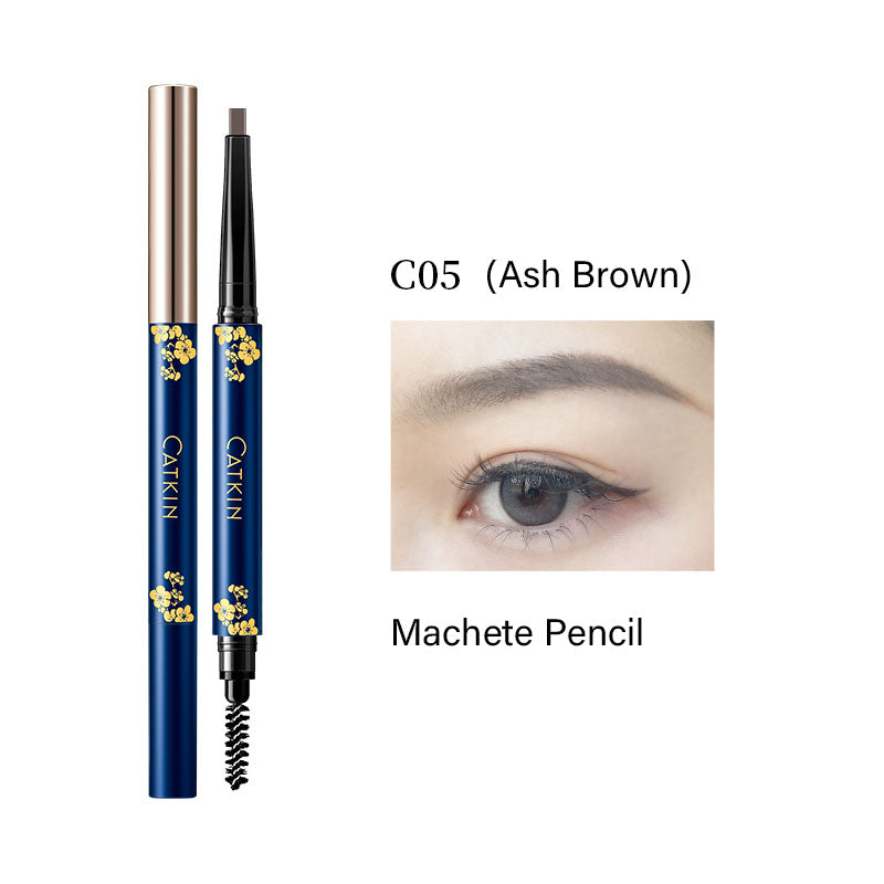 Catkin Smooth Waterproof Eyebrow Pencil Dark Brown Black Grey Colors For Beginners 