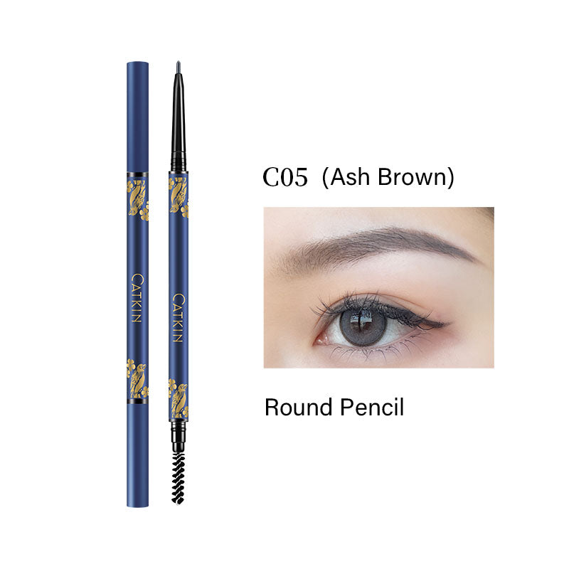 Catkin Smooth Waterproof Eyebrow Pencil Dark Brown Black Grey Colors For Beginners 