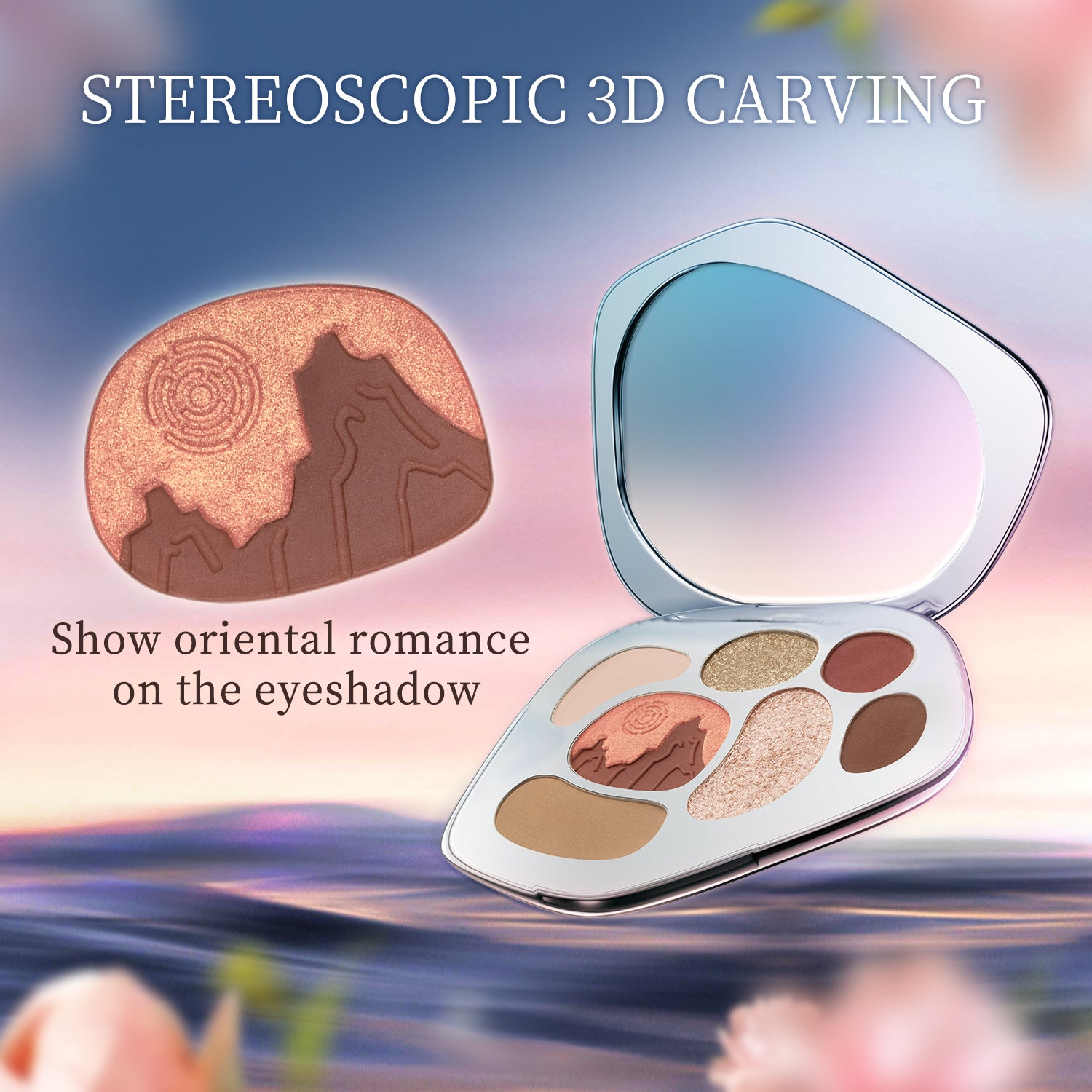 CATKIN Fairy Tales 4-in-1 Multi-function Makeup Palette C01 Eyeshadow Highlighter Blush Bronzer Full Face Makeup Palette