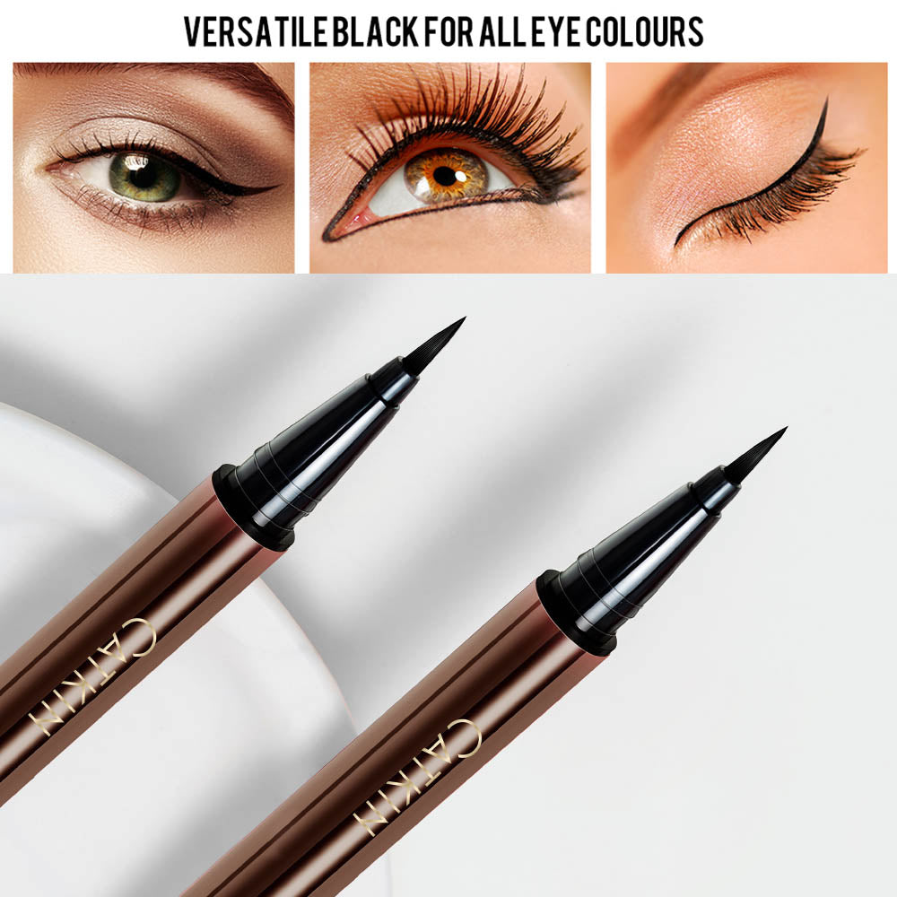 Catkin Highly Pigmented Waterproof Smooth Natural Liquid Eyeliner Versatile Black